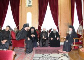 Митрополит Вышегородский на встрече с Блаженнейшим Патриархом