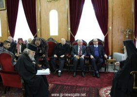 The Committee of Islamic Waqfs visits the Patriarchate