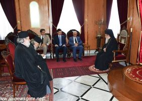 Meeting between Greek Deputy Foreign Minister and the Patriarch of Jerusalem