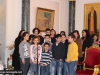 IMG_0014أولاد مدرسة ألاحد في الناصرة وأبناء الطائفة ألاورثوذكسية في الرينة يزورون البطريركية