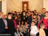 IMG_0056أولاد مدرسة ألاحد في الناصرة وأبناء الطائفة ألاورثوذكسية في الرينة يزورون البطريركية