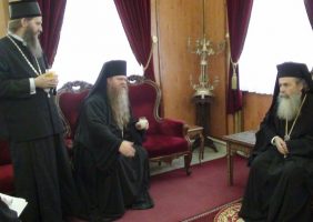 His Beatitude welcomes the Head Priests