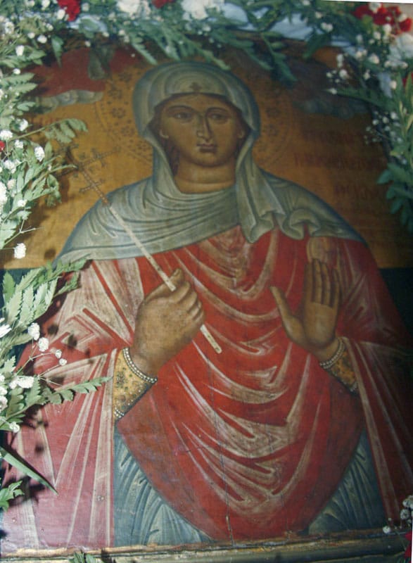 The icon of Saint Thekla