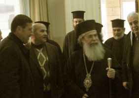 Блаженнейший Патриарх и священники Бейт Джалы