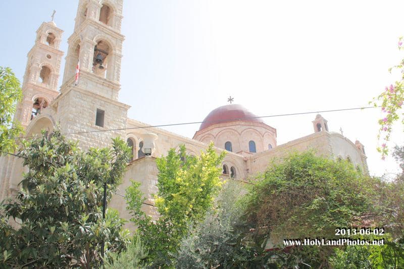 The splendid church of St Photini in Samaria