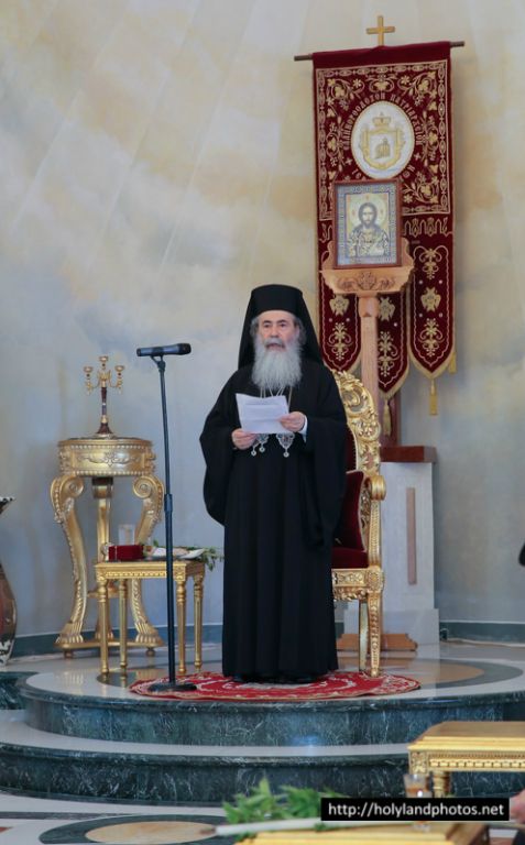 His Beatitude during his address