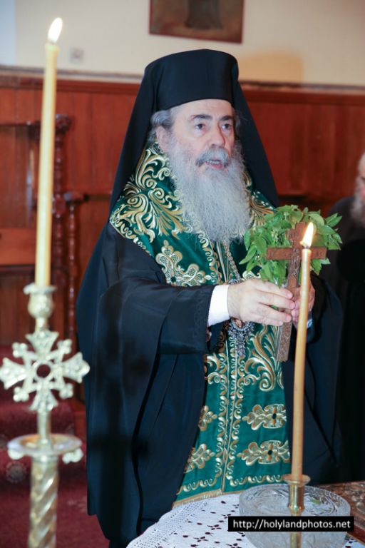 Блаженнейший Патриарх, его сопровождение и премьер-министр Иордании