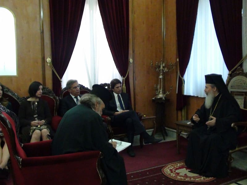 Delegation of Greek Environment Ministry at the Patriarchate