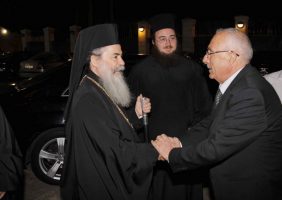 Блаженнейший Патриарх с представителями Украины