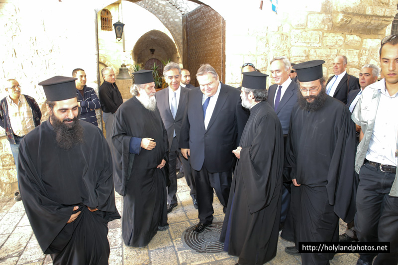 Встреча г-на Венизелоса во вратах Патриархата