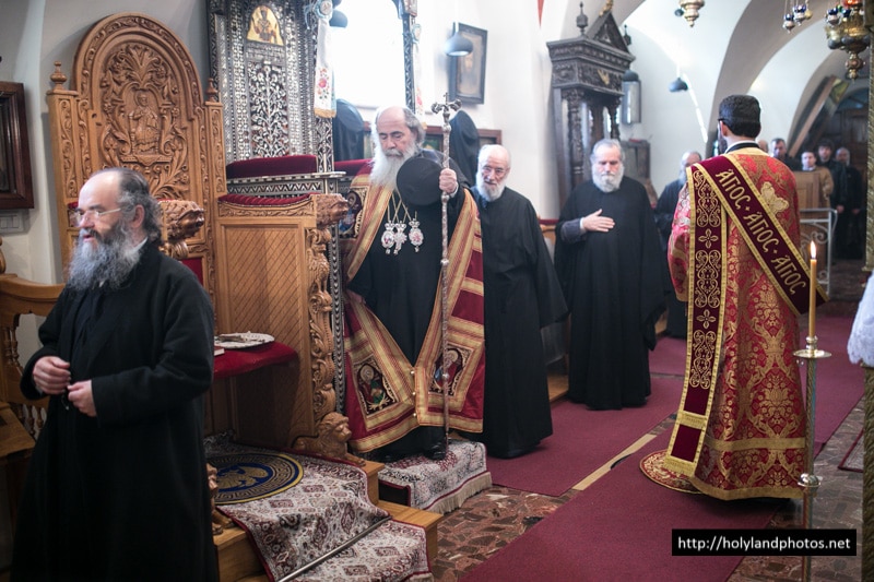 His Beatitude officiating at St Constantine