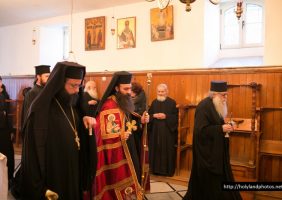His Eminence, the Archbishop of Hierapolis at the Patriarchal School