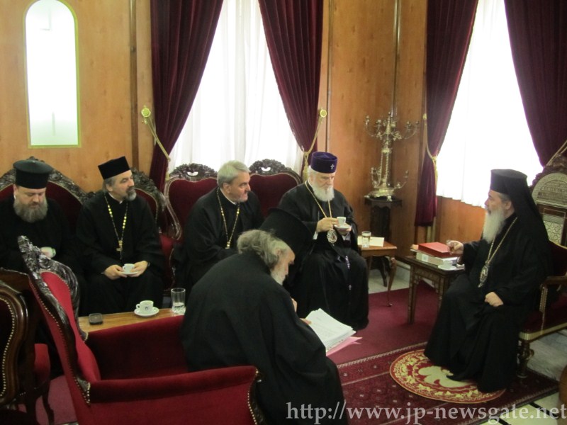 Встреча представителей Румынского и Иерусалимского Патриархатов