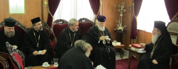 اعادة الاتصال الكنسي والتعاون بين بطريركية الروم الاورشليمية وبطريركية رومانيا
