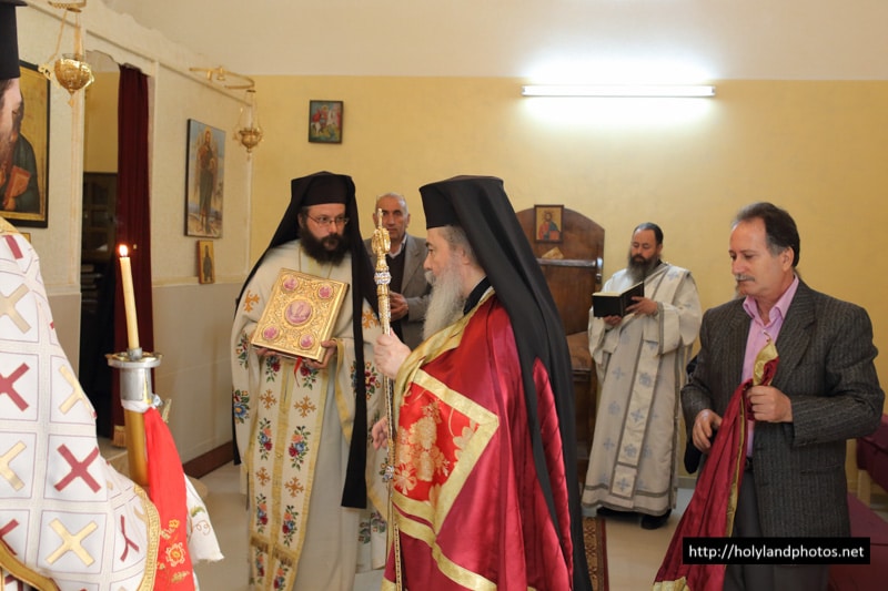 His Beatitude in the Church of the Transfiguration