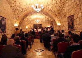 Performance by Alimos Music School at the Hegoumen’s Quarters, in Bethlehem
