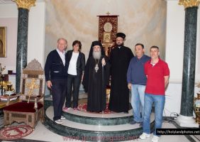 Members of Abu-Snan Community visit the Patriarchate
