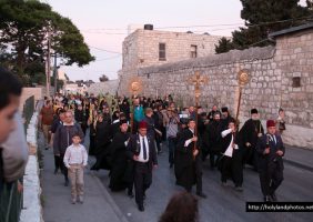 Procession from the Holy Monastery of Palm Sunday, at Bethphage