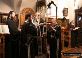His Beatitude at the service of the Holy Passion
