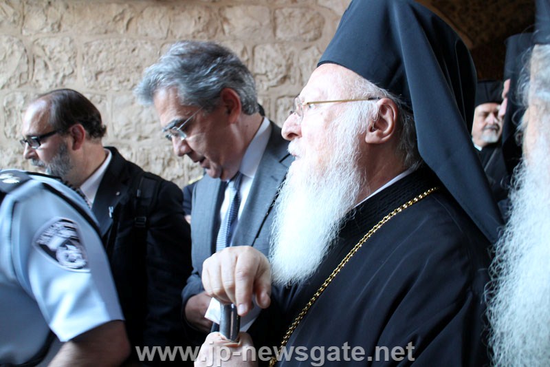 Святейший Вселенский Патриарх с Генеральным Консулом Греции
