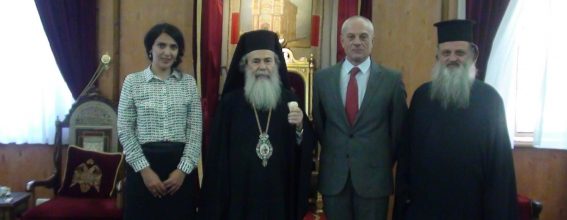 السفير الجورجي الجديد في اسرائيل يزور بطريركية الروم الارثوذكسية
