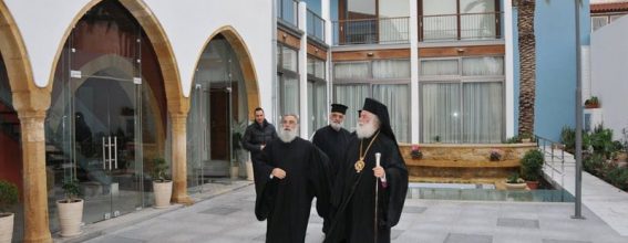 The Patriarch of Alexandria welcomed to the Exarchate of the Holy Sepulchre in Cyprus