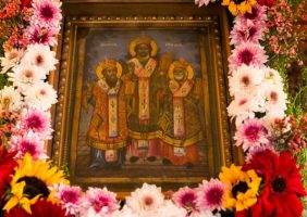 The feast of the Holy Hierarchs at the School of St Sion