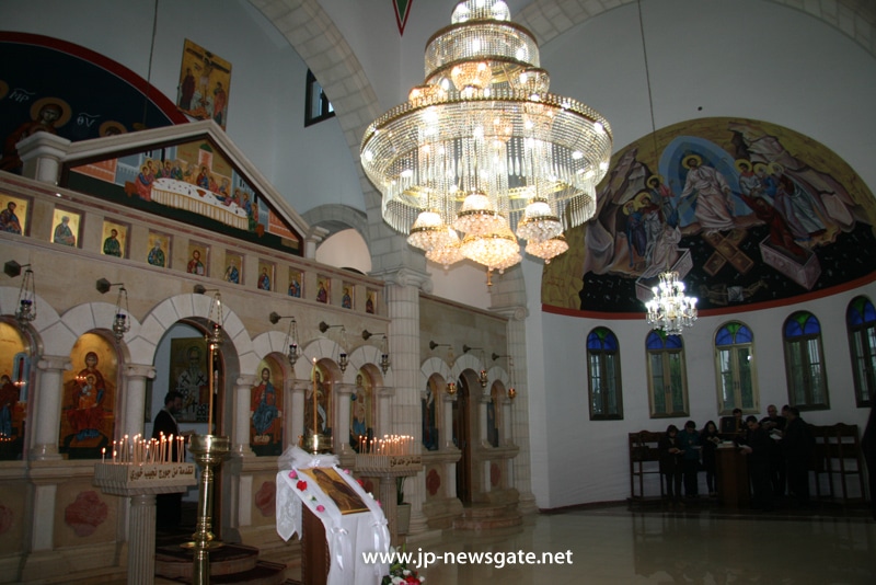 Interior view of the Church of the Annunciation of Theotokos
