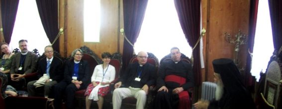 The Patriarch welcomes f. Hosam and visitors