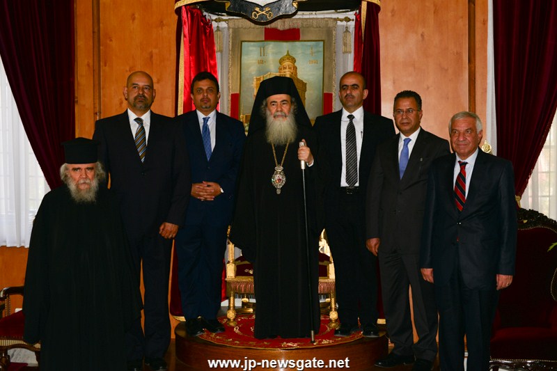 Блаженнейший Патритарх и Иорданская Королевская делегация