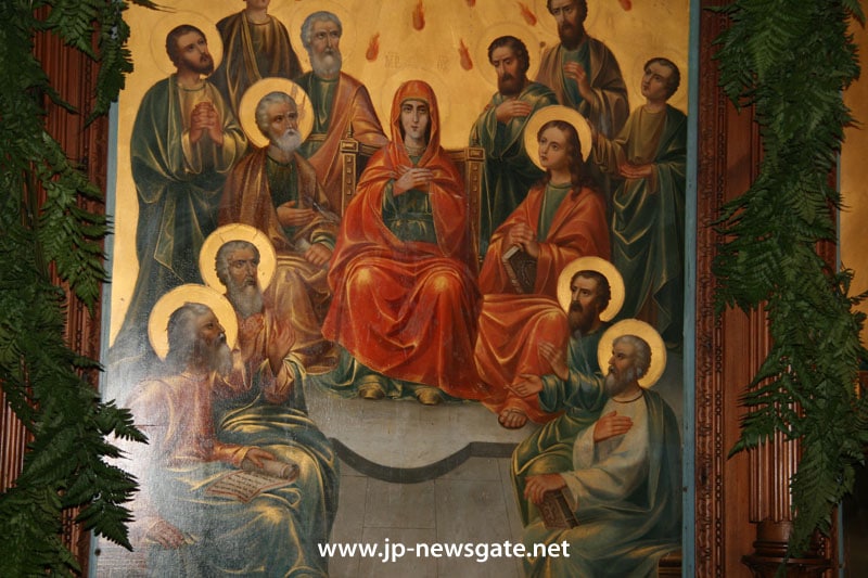 Icon of the Pentecost at the Holy Trinity Church, Zion
