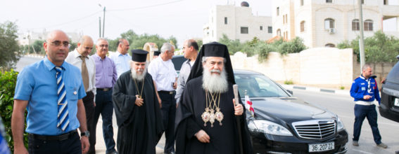 Блаженнейший Патриарх прибывает в храм Святого Георгия города Забабде