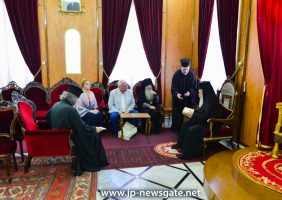 Meeting with the new Chairman of the Imperial Orthodox Palestine Society