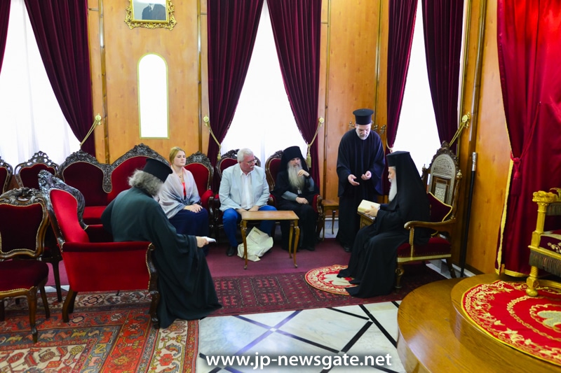 Meeting with the new Chairman of the Imperial Orthodox Palestine Society
