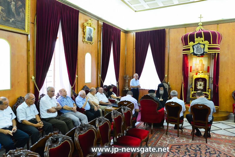 01غبطة البطريرك يجتمع مع اللجنة التنفيذية الجديدة للطائفة الاورثوذكسية