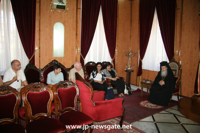 Встреча Блаженнейшего Патриарха с г-жой Darawsha