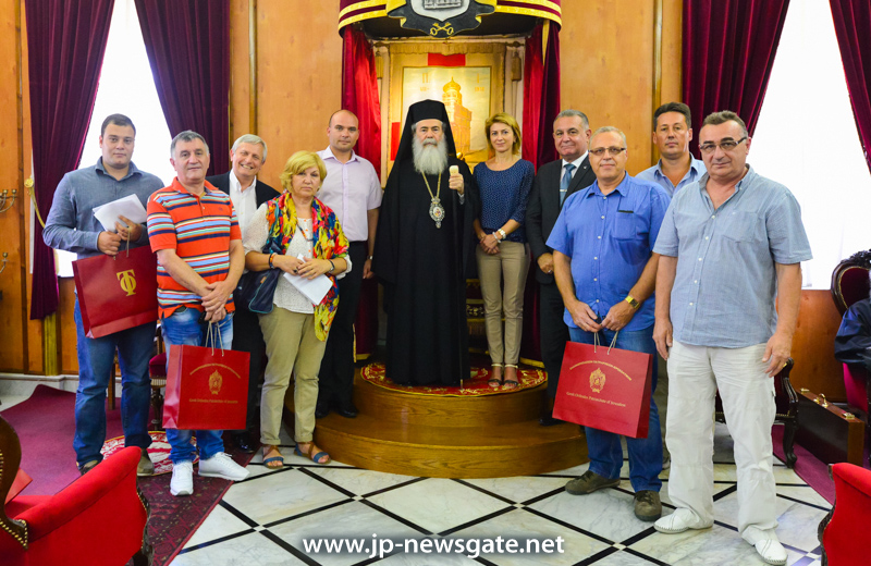 Блаженнейший Патриарх с представителями болгарского правительства
