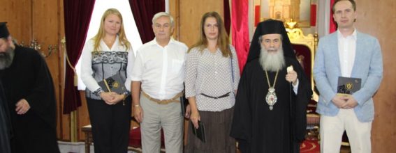 01رئيس الجمعية الخيرية الروسية "ميشين" يزور البطريركية الاورشليمية