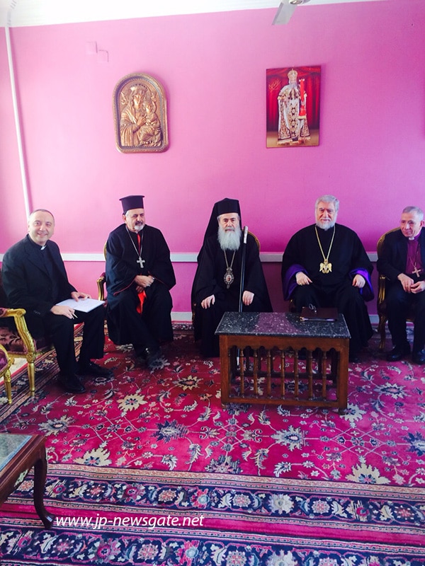 Patriarch Theophilos at the MECC Committee