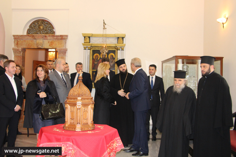 0وفد برلماني من رومانيا يزور البطريركية ألاورشليمية