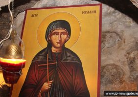 The icon of St Melania