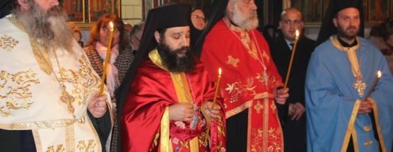 Archimandrites Chrysanthos, Paisios, Meletios and Stephanos