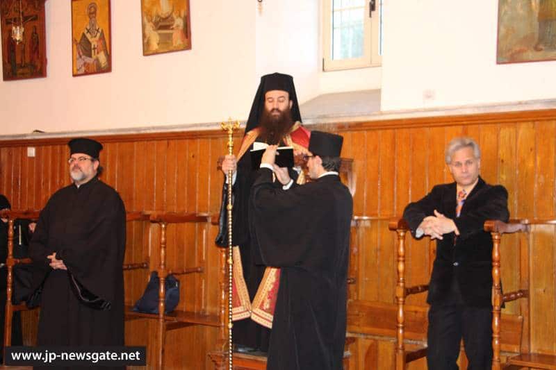 Archbishop Isidoros of Hierapolis at the Patriarchal School