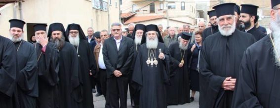 Встреча Блаженнейшего Патриарха в Абу-Снане