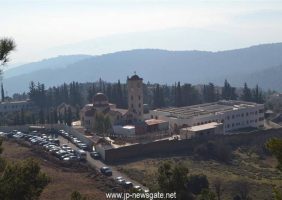 Вид на монастырь Живоносного Источника в Дибине