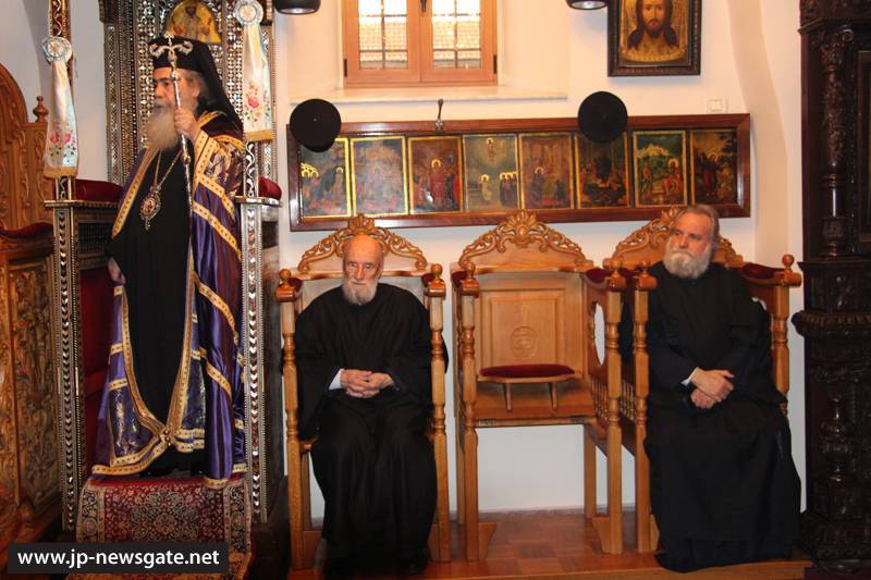 His Beatitude officiates at the divine Liturgy of the Presanctified Gifts