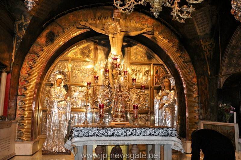 The service of the Presanctified Gifts at Golgotha