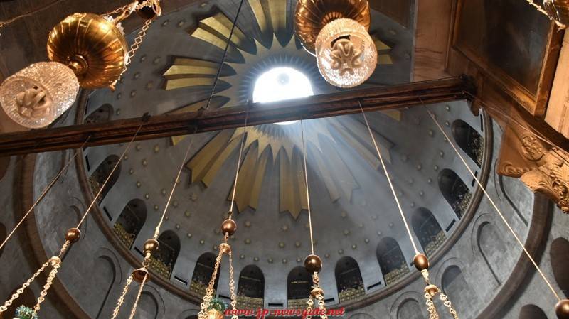 The dome of the Holy Sepulchre