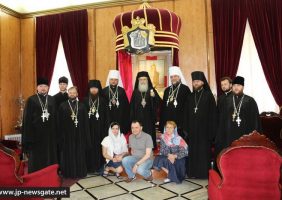 Архиереи Московского Патриархата с Блаженнейшим Патриархом