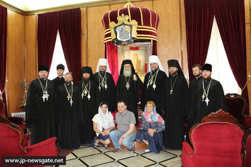 Архиереи Московского Патриархата с Блаженнейшим Патриархом